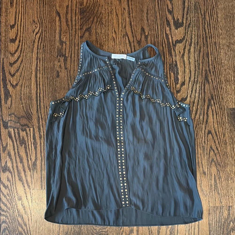 Women's Sleeveless Top with Studded Details